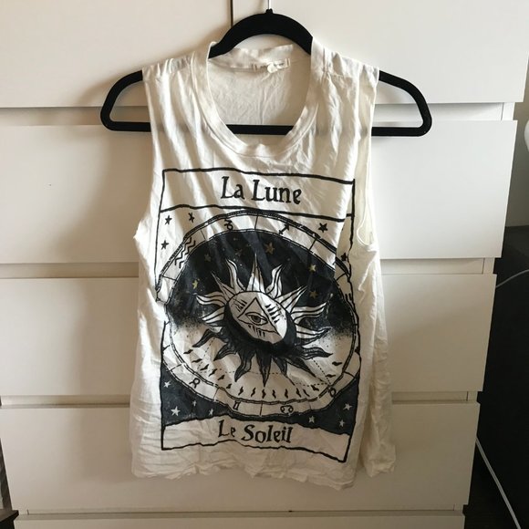 Urban Outfitters La Lune Le Soleil Muscle Tee - Picture 2 of 4